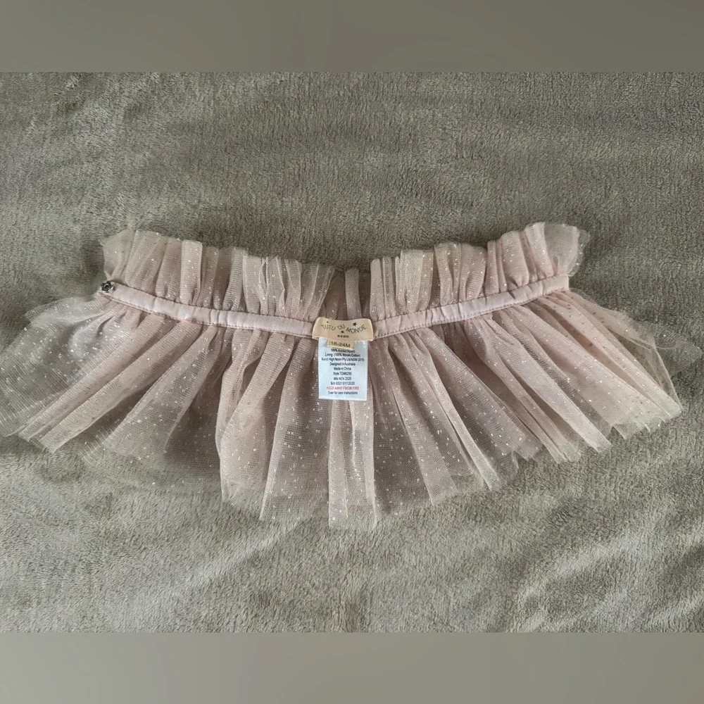 Tutu Du Munde Bebé “Las Vegas” Cape Neck Choker in Rosehip Pink | 18-24 M
